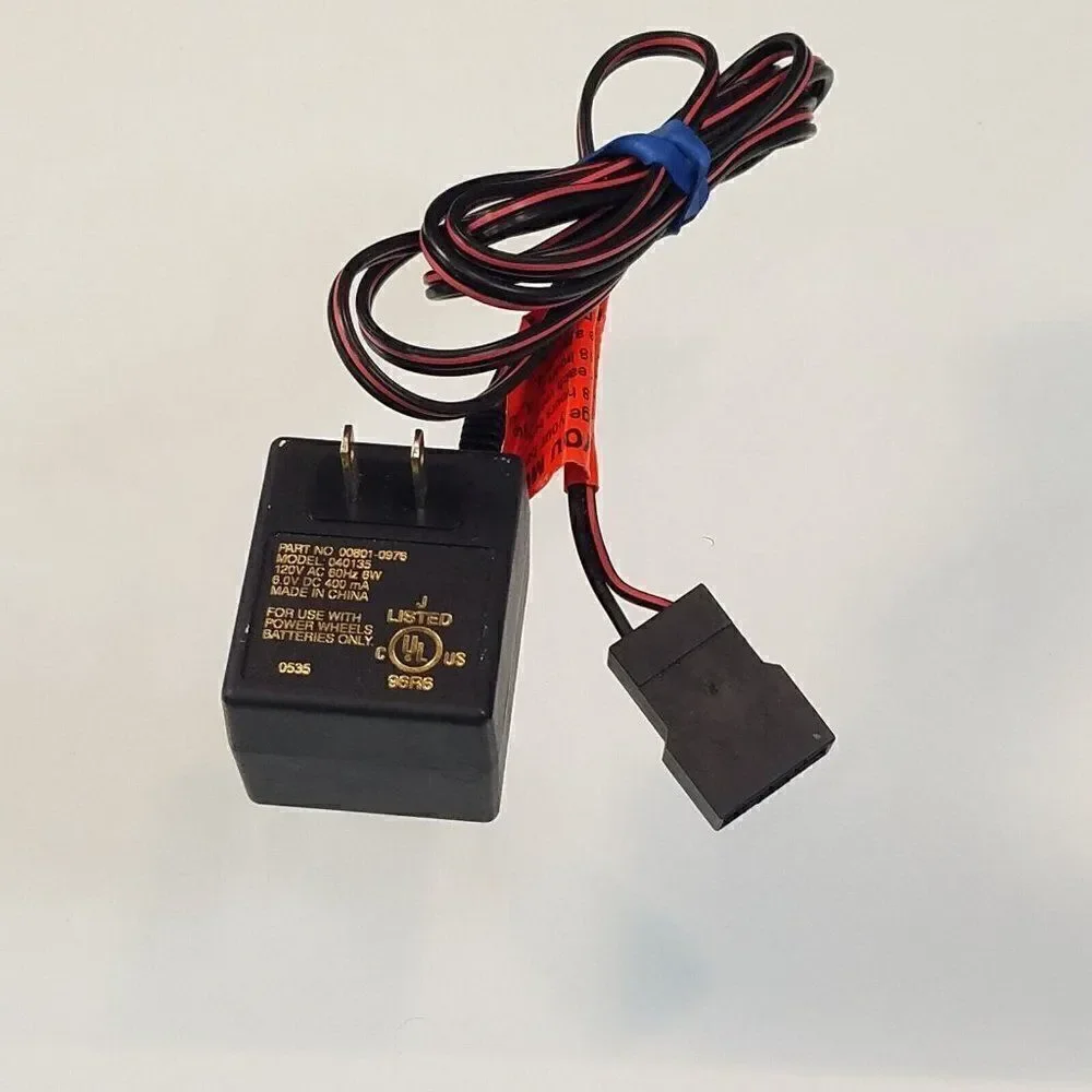 Power Wheels Fisher Price 6 Volt 400mA Class 2 Battery Charger 00801-0976